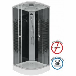 Душевая кабина Niagara Eco 90x90 NG-4501-14BLACK без гидромассажа