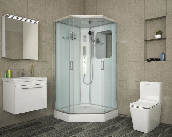 Душевая кабина Niagara Premium 100x100 NG-6002-01GD с гидромассажем