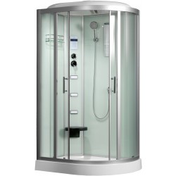 Душевая кабина Frank F610R с баней 120х80 см