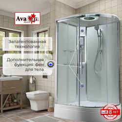 Душевая кабина EM3812LLEDT прозрачная