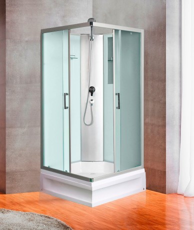 Душевая кабина River Quadro 80/26 MT БК 80*80 средний поддон матовое стекло