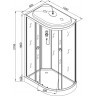 Душевая кабина Deto L902 L