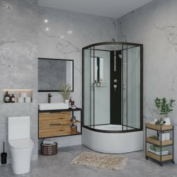 Душевая кабина Niagara Classic 90х90 NG-6708-14BKT без гидромассажа