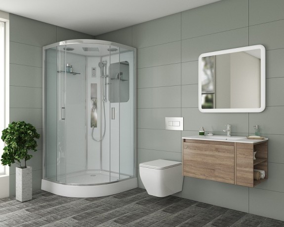 Душевая кабина Niagara Premium 90x90 NG-6001-01G с гидромассажем