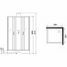 Душевая кабина Grossman Elegans 100x100 GR250Q без гидромассажа