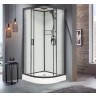 Душевая кабина Frank F409 Black 90х90х220 см