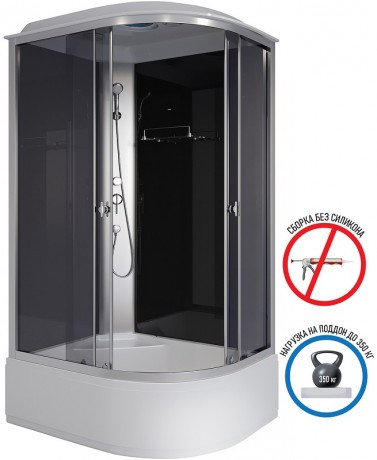 Душевая кабина Niagara Eco 100x70 L E100/70/40L/TN без гидромассажа
