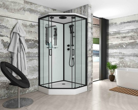 Душевая кабина Niagara Premium 90x90 NG-6901-01D Black без гидромассажа