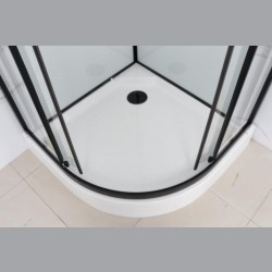 Душевая кабина Frank F410 Black 110х110х220 см