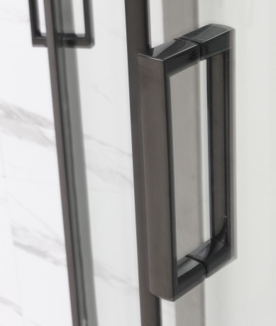 Душевая кабина Frank F410 Black 110х110х220 см