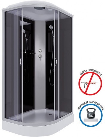 Душевая кабина Niagara Classic 120х80 NG-3512-14R без гидромассажа