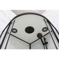 Душевая кабина Frank F420 Black 120х120х220 см