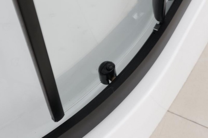 Душевая кабина Frank F420 Black 120х120х220 см
