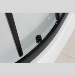 Душевая кабина Frank F420 Black 120х120х220 см