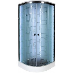 Душевая кабина Deto EM1510 LED с гидромассажем