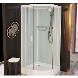 Душевая кабина Frank F409 White 90х90х220 см