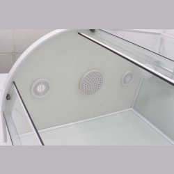 Душевая кабина Frank F411L White левосторонняя 110х80х220 см