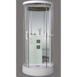 Душевая кабина Grossman GR-140 100x90 профиль Белый стекло прозрачное
