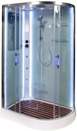 Душевая кабина Deto A102 L LED с гидромассажем