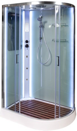 Душевая кабина Deto A102 L LED с гидромассажем
