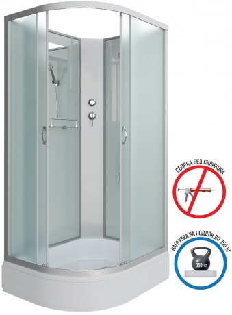 Душевая кабина Niagara Classic 110х90 R NG-33194-14RBK без гидромассажа