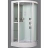 Душевая кабина Grossman GR-141 100x100 профиль Белый стекло прозрачное
