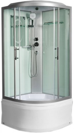 Душевая кабина WeltWasser WW500 Halle 902 90x90 10000003242 профиль Хром стекло прозрачное