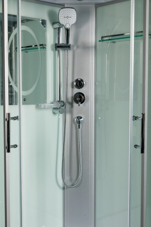 Душевая кабина WeltWasser WW500 Halle 902 90x90 10000003242 профиль Хром стекло прозрачное