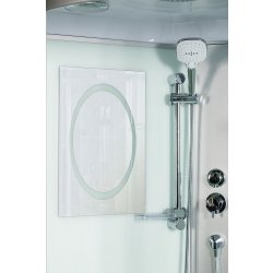 Душевая кабина WeltWasser WW500 Werra 1002 100x100 10000003227 профиль Хром стекло прозрачное