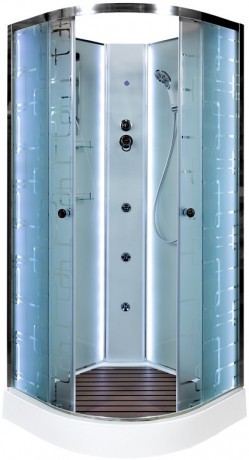 Душевая кабина Deto EM1580 N LED с гидромассажем