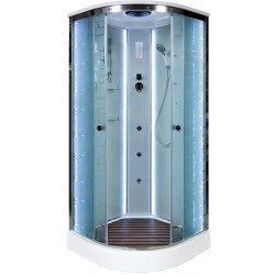 Душевая кабина Deto EM1590 LED с гидромассажем