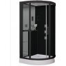 Душевая кабина Grossman GR-241 100x100 профиль Черный стекло прозрачное