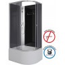 Душевая кабина Niagara Eco 100x80 L E100/80/40L/TN/BK без гидромассажа