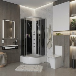 Душевая кабина Niagara Classic 90x90 NG-3501-14BKG с гидромассажем