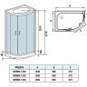Душевая кабина WeltWasser WW500 Werra 1202 120x90 L 10000003235 без гидромассажа
