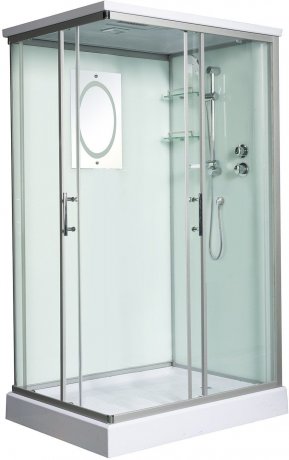 Душевая кабина WeltWasser WW500 Laine 1202 120x90 10000003271 профиль Хром стекло прозрачное