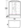 Душевая кабина River Vitim 120/80/50 МТ 120х80 см с поддоном