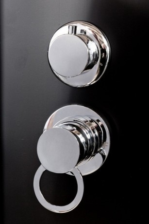 Душевая кабина Deto BМ4510 N без крыши BLACK