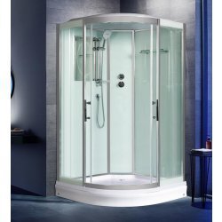 Душевая кабина WeltWasser WW500 Emmer 12015-2 120x120 10000004653 профиль Хром стекло прозрачное
