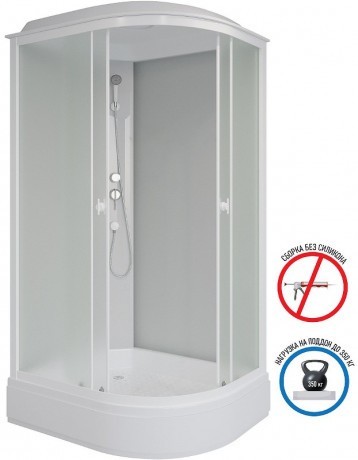 Душевая кабина Niagara Promo 100x70 L P100/70/26L/MT без гидромассажа