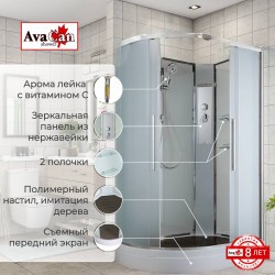 Душевая кабина EM2812RN без крыши