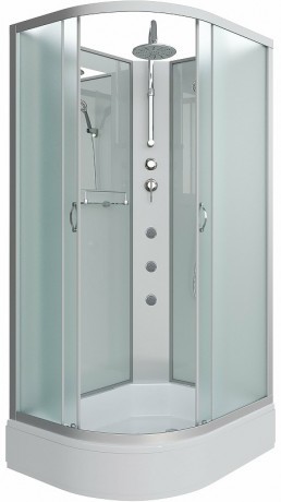 Душевая кабина Niagara Classic 100х80 R NG-33084-14RBKTG с гидромассажем