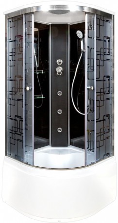 Душевая кабина Deto BМ4510 с гидромассажем BLACK