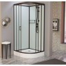 Душевая кабина Frank F420 Black без крыши Размер:120*120*215 см