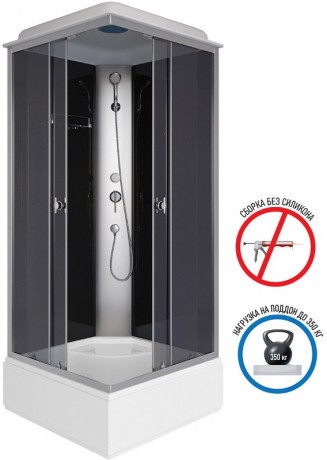 Душевая кабина Niagara Eco 90x90 E90/26Q/TN без гидромассажа