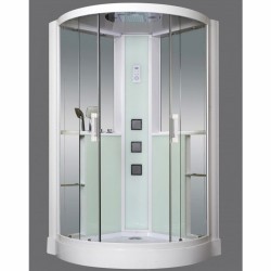Душевая кабина Grossman GR-142 120x120 профиль Белый стекло прозрачное