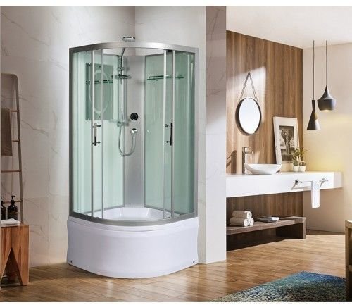 Душевая кабина WeltWasser WW500 Halle 901 90x90 10000003239 профиль Хром стекло прозрачное