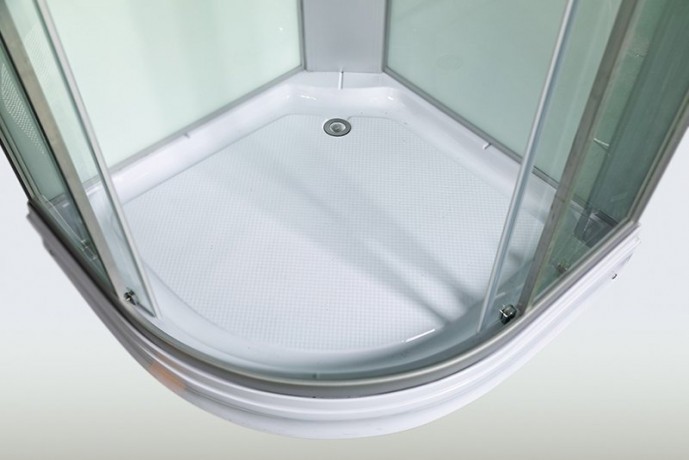 Душевая кабина WeltWasser WW500 Werra 804 80x80 10000003231 профиль Хром стекло прозрачное