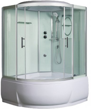 Душевая кабина WeltWasser WW500 Emmer 11055-2 110x110 10000004652 профиль Хром стекло прозрачное