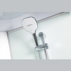 Душевая кабина WeltWasser WW500 Emmer 11055-2 110x110 10000004652 профиль Хром стекло прозрачное